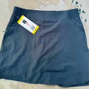 Dark teal skirt with built in shorts